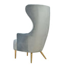Julia Performance Velvet Wingback Accent Chair
