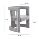 Ada Performance Velvet Accent Chair