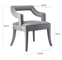Tiffany Performance Velvet Dining Chair