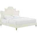Serenity Cream Performance Velvet Bed