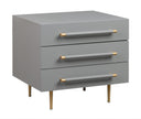 Trident 28" 3-Drawer Nightstand