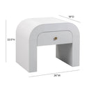 Hump 26" Arched Nightstand With Drawer