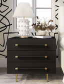 Trident 28" 3-Drawer Nightstand