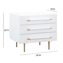 Trident 28" 3-Drawer Nightstand
