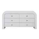 Hump 62" Arched 6-Drawer Dresser