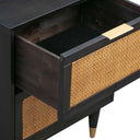Sierra 22" Cane 2-Drawer Nightstand