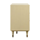 Sierra 60" Cane 6-Drawer Dresser