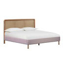 Kavali Performance Velvet and Natural Bed