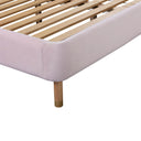 Kavali Performance Velvet and Natural Bed