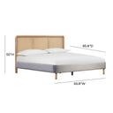 Kavali Performance Velvet and Natural Bed