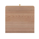Carmen 19" Natural Ash and Cane 2-Drawer Nightstand
