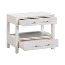 Brandyss 26" Burl 2-Drawer Nightstand