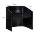 Collins 22" Lacquer Nightstand With Drawer