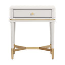 Julieta 19" Acacia Wood Nightstand With Drawer
