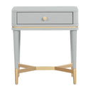 Julieta 19" Acacia Wood Nightstand With Drawer