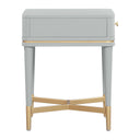 Julieta 19" Acacia Wood Nightstand With Drawer