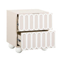 Tori 23" Motif 2-Drawer Nightstand