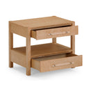 Brandyss 26" Burl 2-Drawer Nightstand