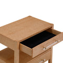 Brandyss 26" Burl 2-Drawer Nightstand