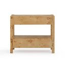 Brandyss 26" Burl 2-Drawer Nightstand