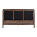 Hella Contract-Grade Velvet and Ash Wood Bed