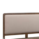 Hella Contract-Grade Velvet and Ash Wood Bed