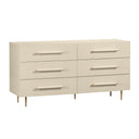 Trident 62" 6-Drawer Dresser