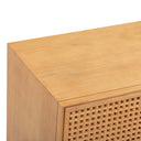 Miles 62" Natural Wood 6-Drawer Dresser