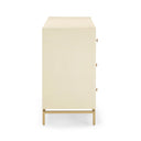 Pesce 57" Faux Shagreen 6-Drawer Dresser