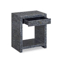 Cassis 20" Mother of Pearl 1-Drawer Nightstand