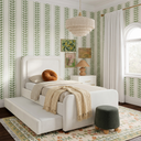 Briella Performance Velvet Trundle Bed in Twin