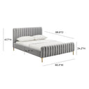 Angela Performance Velvet Bed
