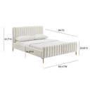 Angela Performance Velvet Bed