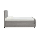 Angela Performance Velvet Trundle Bed in Twin