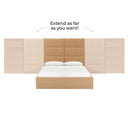 Eliana Performance Velvet Headboard Wings