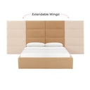 Eliana Performance Velvet Headboard Wings