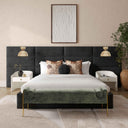 Eliana Performance Velvet Headboard Wings