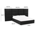 Eliana Performance Velvet Headboard Wings