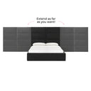 Eliana Performance Velvet Headboard Wings