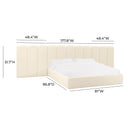 Palani Performance Velvet Headboard Wings