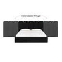 Palani Performance Velvet Headboard Wings