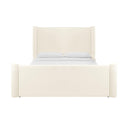 Athara Cream Velvet Bed