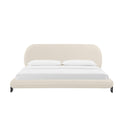 Ophelia Cream Performance Faux Wool Bed