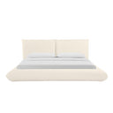 Romp Cream Upcycled Performance Linen Bed