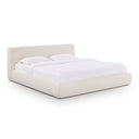 Isla Cream Upcycled Performance Linen Bed