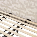 Isla Cream Jacquard Pattern Bed