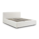 Meena Cream Upcycled Performance Linen Storage Bed