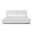 Meena Cream Upcycled Performance Linen Storage Bed