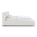 Meena Cream Upcycled Performance Linen Storage Bed