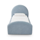 Moon Chambray Blue Performance Chenille Twin Bed
